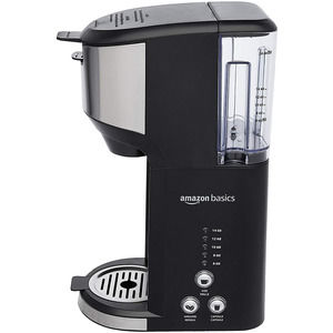 Drip Coffee Maker 14 Oz with K-Cup, Black and Stainless Steel